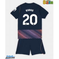 Tottenham Hotspur Mohammed Kudus #20 Bortedraktsett Barn 2026-27 Kortermet (+ Korte bukser)